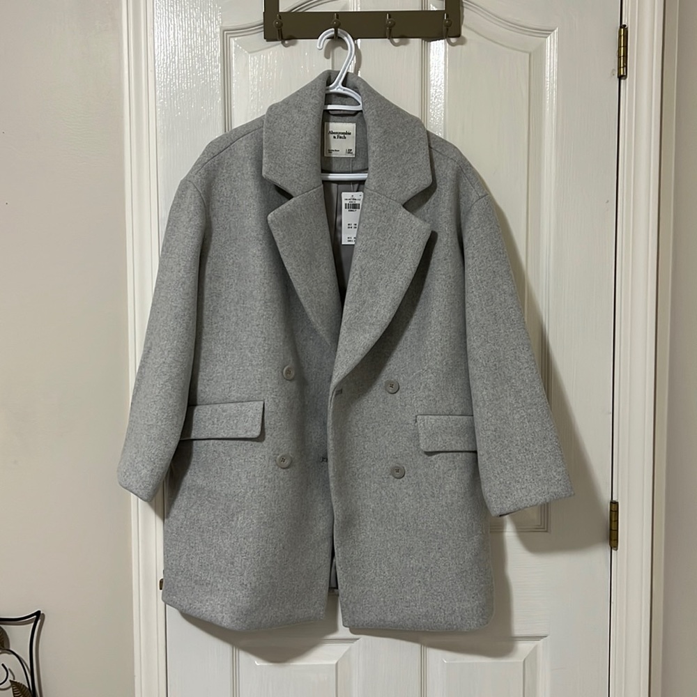 Abercrombie & Fitch wool blend blazer coat
